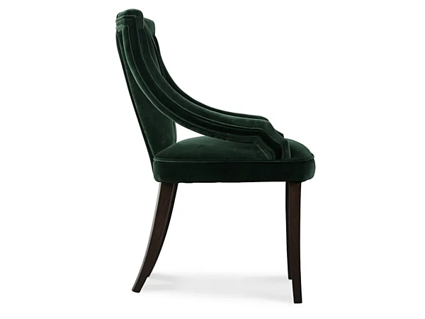 Poltrona in velluto imbottito con braccioli Cayo BRABBU fabbrica BRABBU dall'Italia. Foto №3