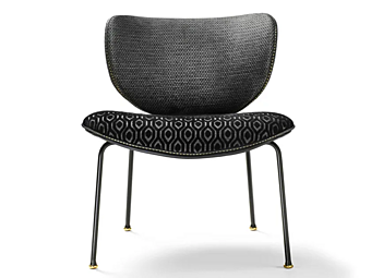 Poltrona in tessuto Kalida Lounge Black Tie KAL10