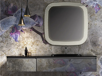 Mobile bagno in vetro sospeso Artelinea Skin AL 586, AL 588