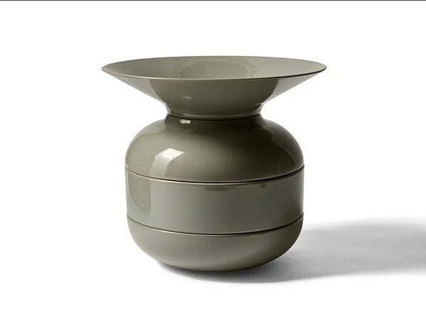 Centrotavola in ceramica smaltata lucida CASSINA Torrecotta fabbrica CASSINA dall'Italia. Foto №2
