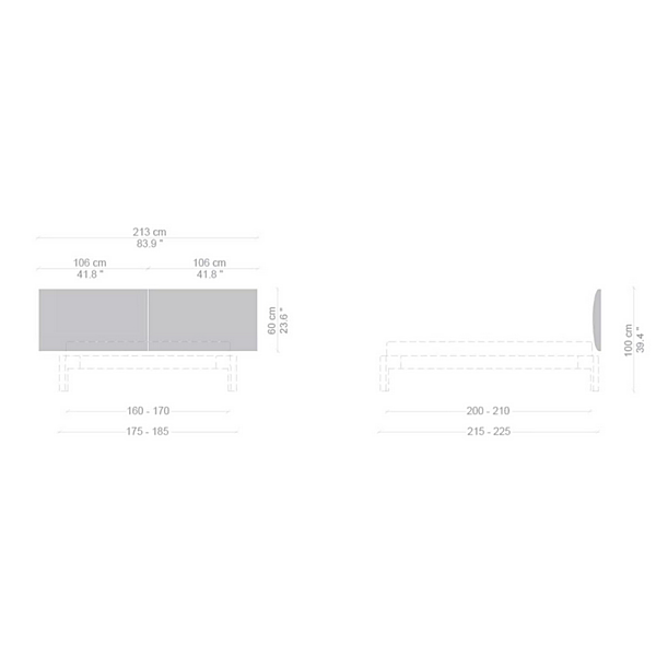 Letto matrimoniale in pelle con testata imbottita CAB NIGHT CASSINA fabbrica CASSINA dall'Italia. Foto №9