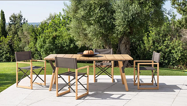 Tavolo da giardino in teak Link VARASCHIN fabbrica VARASCHIN dall'Italia. Foto №4