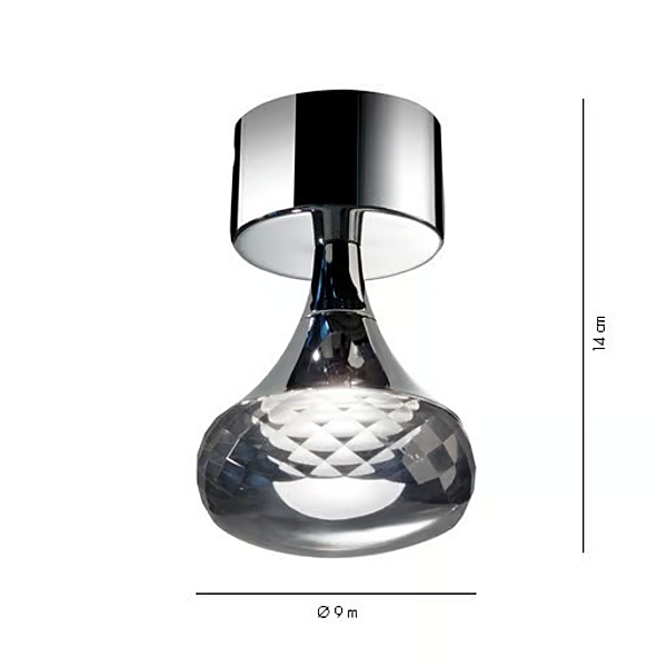Faretto da soffitto in cristallo AXOLIGHT Fairy PL FAIRY fabbrica Axolight dall'Italia. Foto №6