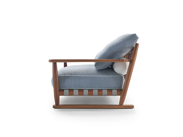 Divano da giardino in iroko Meriggio FLEXFORM fabbrica FLEXFORM dall'Italia. Foto №3