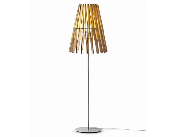 Lampada da terra in legno Fabbian Stick F23 C02 69 fabbrica Fabbian dall'Italia. Foto №1