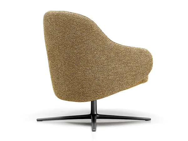 Poltrona girevole con braccioli base a 4 razze Kristalia Dua Lounge fabbrica Kristalia dall'Italia. Foto №2