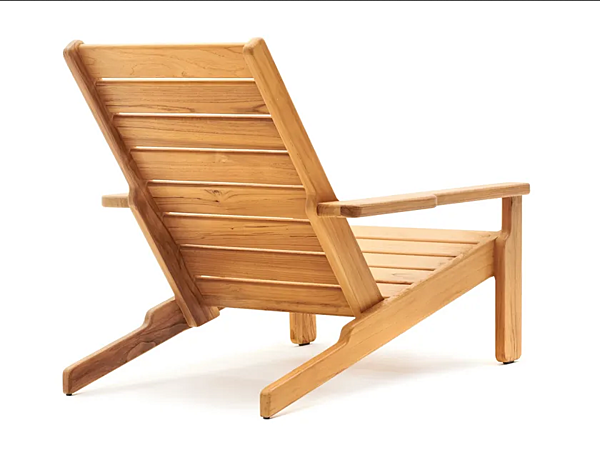 Poltrona da giardino imbottita in teak con braccioli VARASCHIN Bali 2384 fabbrica VARASCHIN dall'Italia. Foto №5