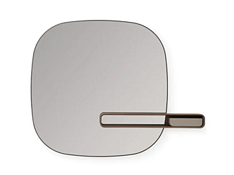 Specchio da parete con mensola Uyuni GIORGETTI 60100, 60105