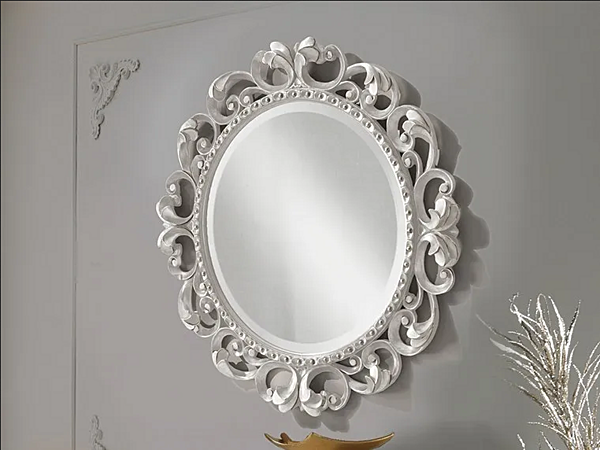 Specchio rotondo con cornice da parete CASA +39 PUCCINI 7511 fabbrica CASA +39 dall'Italia. Foto №1