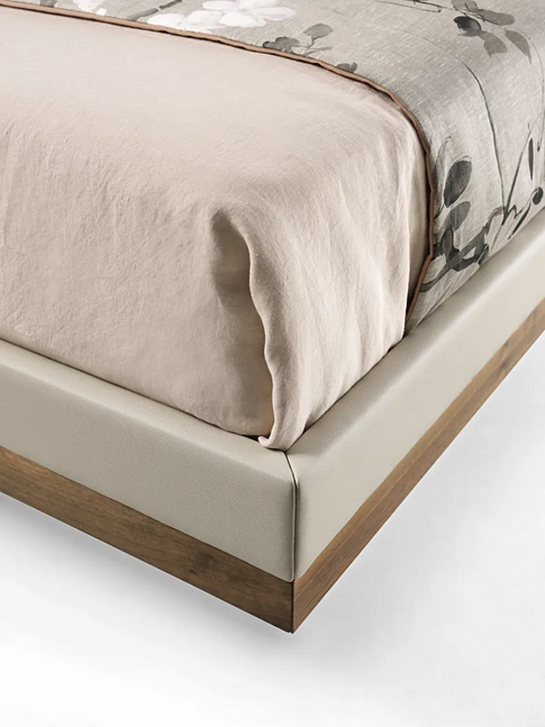 Letto matrimoniale in pelle imbottita ARTE BROTTO Leonardo L974N L974N fabbrica Arte Brotto dall'Italia. Foto №3