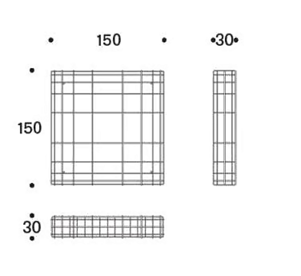 Libreria a parete in ferro Leyva Saba fabbrica SABA dall'Italia. Foto №7