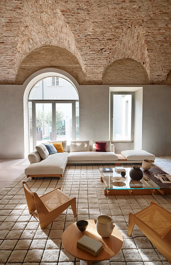 Divano modulare con rivestimento sfoderabile Sengu CASSINA 556 fabbrica CASSINA dall'Italia. Foto №11