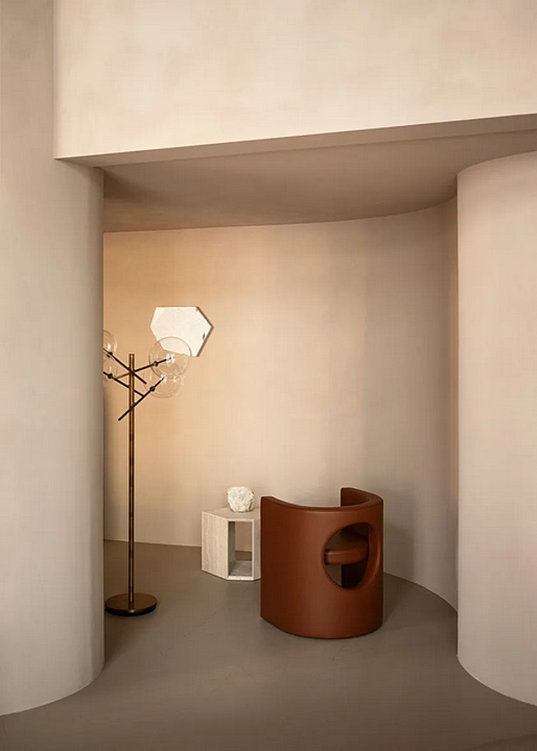 Lampada da terra in cristallo LED Bolle Gallotti&Radice fabbrica Gallotti & Radice dall'Italia. Foto №2