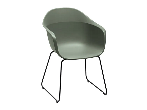 Sedia con braccioli in plastica riciclata Kristalia Elephantino fabbrica Kristalia dall'Italia. Foto №1