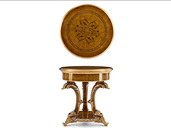 Tavolino da caffè rotondo in legno A.R. Arredamenti collezione Dolcevita 216 fabbrica A.R.ARREDAMENTI SRL dall'Italia