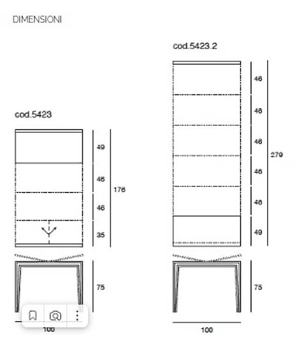 Tavolo PACINI & CAPPELLINI 5423 fabbrica PACINI & CAPPELLINI dall'Italia. Foto №3