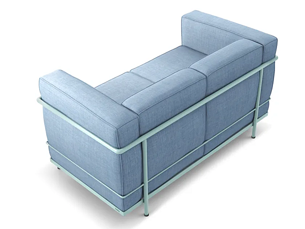 Divano a due posti con spalliera imbottita CASSINA 2 Fauteuil Grand Confort Petit Modèle 002 fabbrica CASSINA dall'Italia. Foto №3