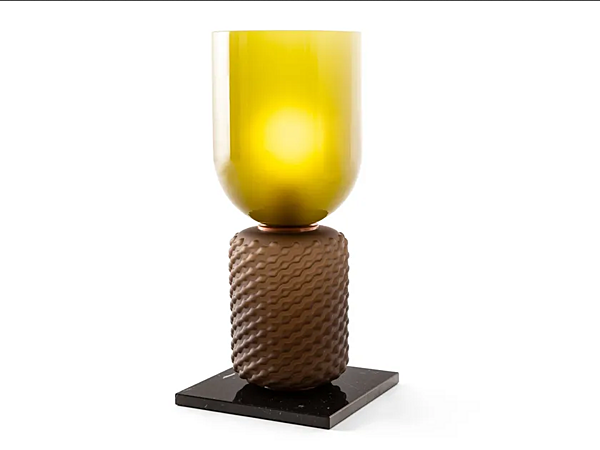 Lampada da tavolo in vetro soffiato con base in marmo CASSINA Ficupala fabbrica CASSINA dall'Italia. Foto №1