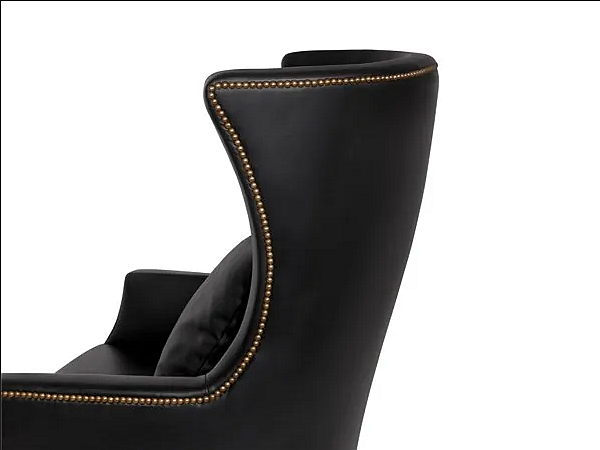 Poltrona in pelle imbottita con braccioli BRABBU Dukono fabbrica BRABBU dall'Italia. Foto №6