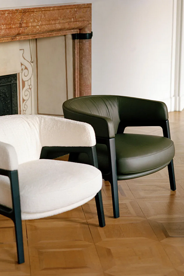 Poltrona in tessuto con braccioli Duo Poltrona Frau fabbrica POLTRONA FRAU dall'Italia. Foto №6