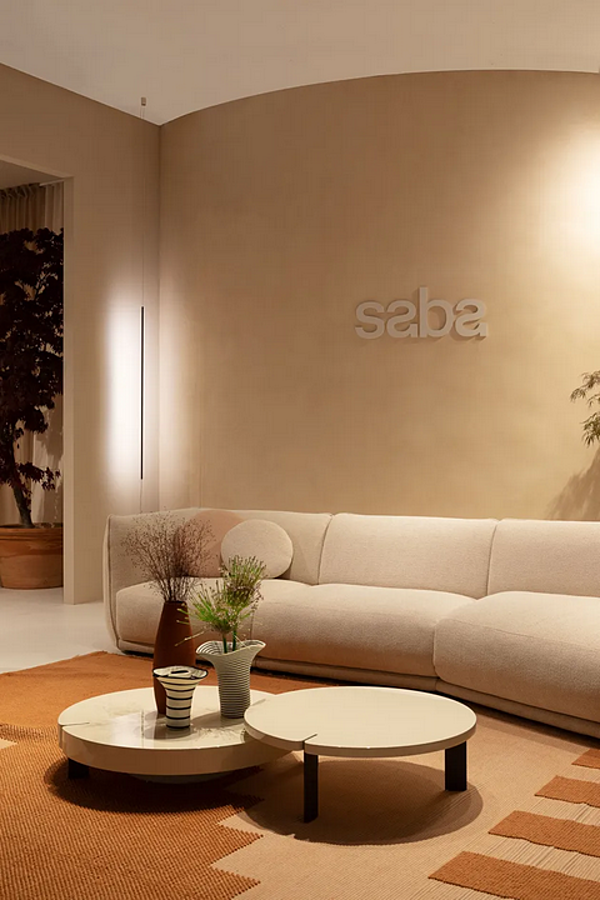 Tavolino da caffè rotondo in legno Butter Saba fabbrica SABA dall'Italia. Foto №4