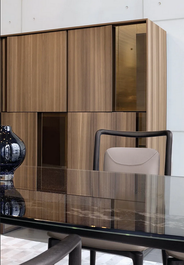 Buffet in legno con ante Origami GIORGETTI 61000, 61001, 61002 fabbrica GIORGETTI dall'Italia. Foto №4