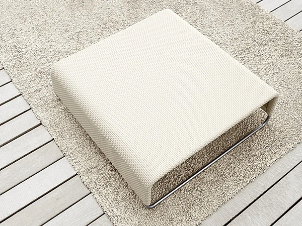 Pouf da giardino quadrato in tessuto PAOLA LENTI Island fabbrica PAOLA LENTI dall'Italia. Foto №2