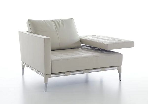 Divano in pelle trapuntata CASSINA PRIVE 241 fabbrica CASSINA dall'Italia. Foto №4