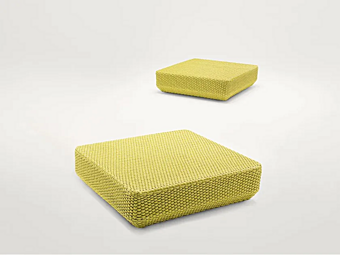 Pouf da giardino quadrato in corda PAOLA LENTI Daydream B84B