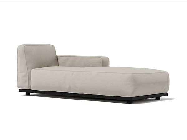 Диван-лежак с обитой спинкой из ткани Atmosphera Laguna 26 LA.MD26 fabbrica ATMOSPHERA dall'Italia. Foto №1