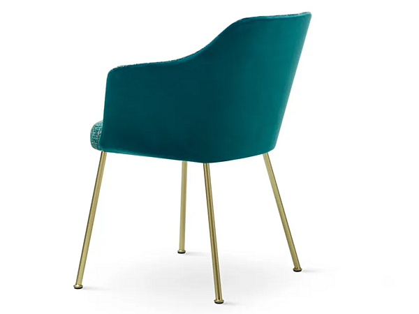 Poltrona imbottita con braccioli in tessuto Isabelle Saba fabbrica SABA dall'Italia. Foto №2