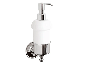 Dispenser per sapone da bagno in ceramica montato a parete Gentry Home Kent fabbrica Gentry Home dall'Italia
