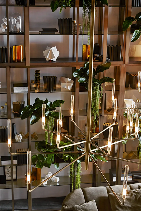 Lampadario in ottone dimmerabile a LED Epsilon Gallotti&Radice fabbrica Gallotti & Radice dall'Italia. Foto №5