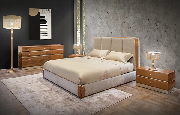 Letto matrimoniale imbottito Clarissa FORMITALIA fabbrica FORMITALIA dall'Italia. Foto №3