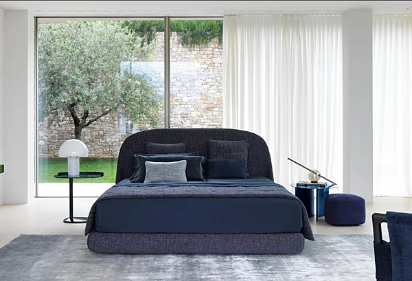 Letto imbottito con rivestimento sfoderabile Flou Taormina fabbrica Flou dall'Italia. Foto №2