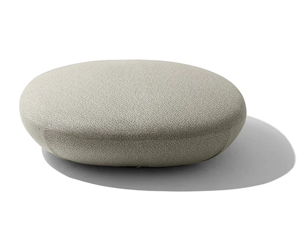 Pouf in tessuto con rivestimento sfoderabile GIORGETTI GALET 52550, 52551, 52552 fabbrica GIORGETTI dall'Italia. Foto №3