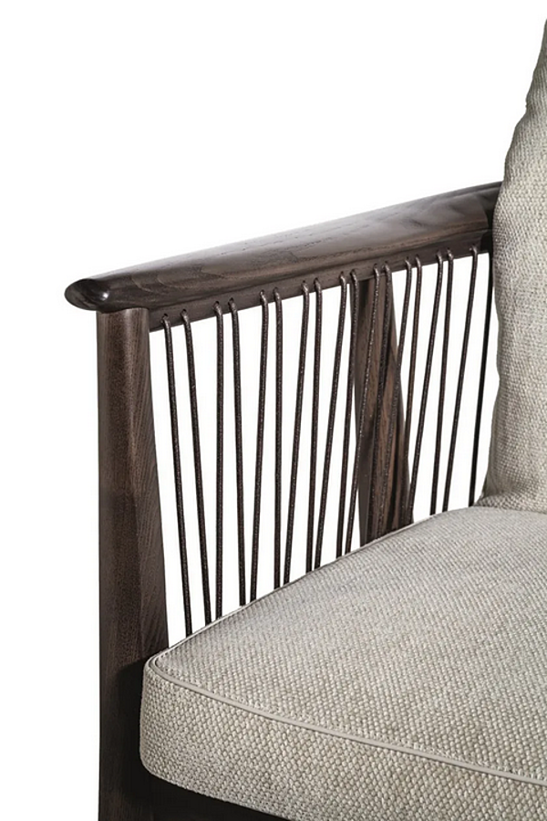 Poltrona con braccioli in tessuto Viola Poltrona Frau fabbrica POLTRONA FRAU dall'Italia. Foto №4