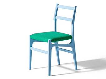 Sedia in frassino con cuscino integrato CASSINA Principi