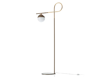 Lampada da terra in ferro LED Node CORTEZARI 1490