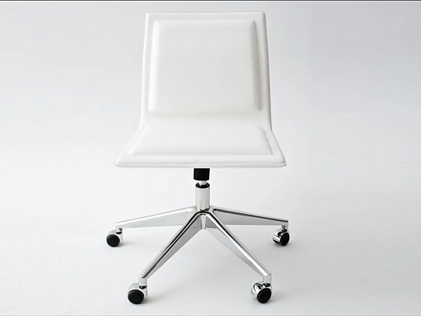 Sedia da ufficio in eco pelle con ruote OFX 09 Gallotti&Radice fabbrica Gallotti & Radice dall'Italia. Foto №1