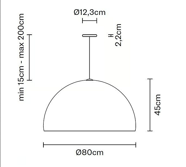 Lampada a sospensione in rame brunito Fabbian collezione Oru F25 A07 F25 A07 fabbrica Fabbian dall'Italia. Foto №5