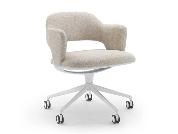 Poltrona da ufficio in tessuto con base a 5 razze e ruote Alma FLEXFORM 29813 fabbrica FLEXFORM dall'Italia. Foto №1
