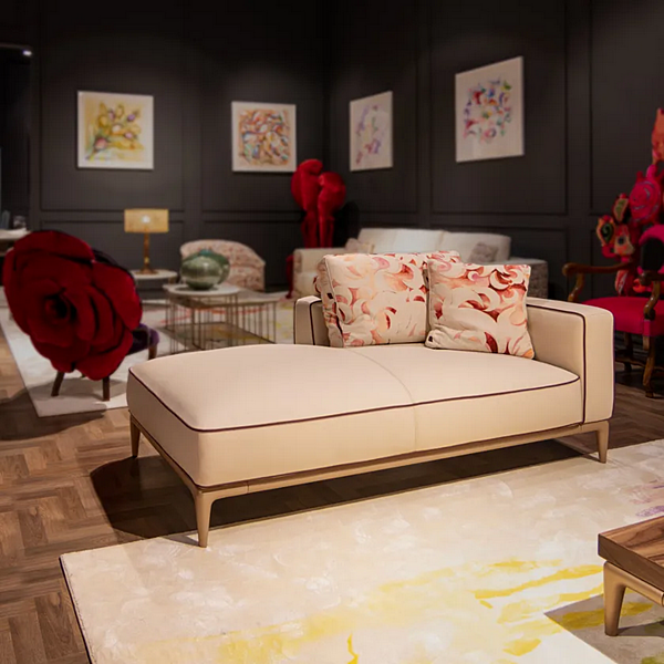 Letto giorno in pelle imbottita Moon H FORMITALIA -Dormeuse-B fabbrica FORMITALIA dall'Italia. Foto №2