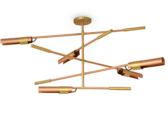 Lampada da soffitto girevole in rame Koben BRABBU