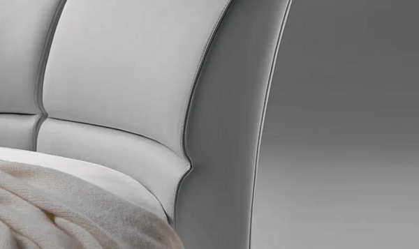Letto matrimoniale rotondo con spalliera imbottita POLTRONA FRAU Lullaby Due fabbrica POLTRONA FRAU dall'Italia. Foto №5