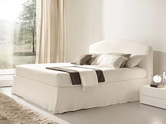 Letto matrimoniale con testiera imbottita Duomo Design Odea