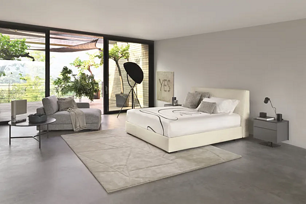 Letto matrimoniale con testiera imbottita Flou MyPlace fabbrica Flou dall'Italia. Foto №10