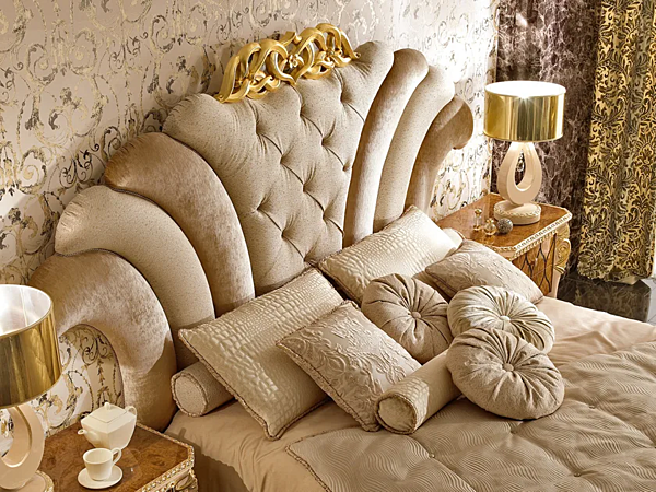 Letto matrimoniale con testata imbottita A.R. Arredamenti Harmony 370 fabbrica A.R.ARREDAMENTI SRL dall'Italia. Foto №4