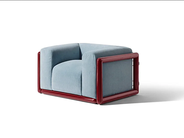 Poltrona in tessuto con braccioli Cornaro CASSINA fabbrica CASSINA dall'Italia. Foto №2