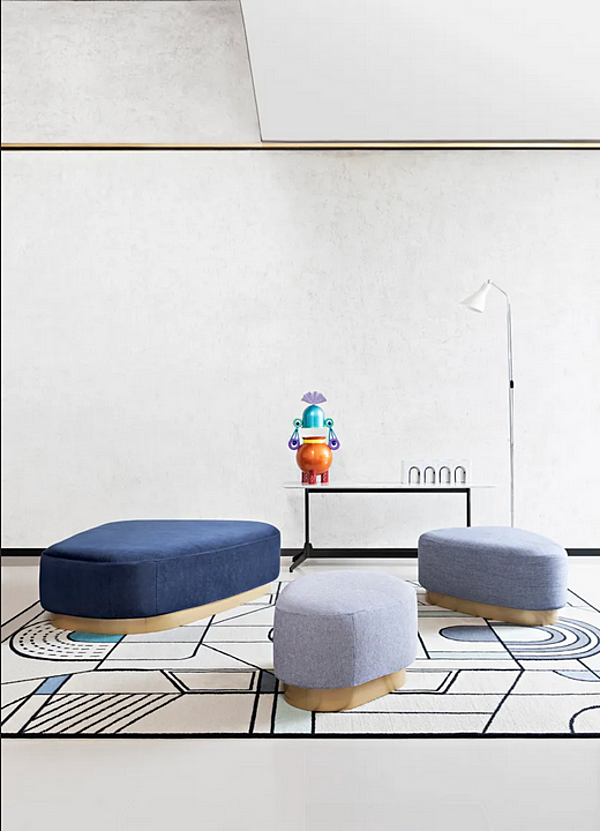 Pouf in tessuto Saba collezione Island fabbrica SABA dall'Italia. Foto №2